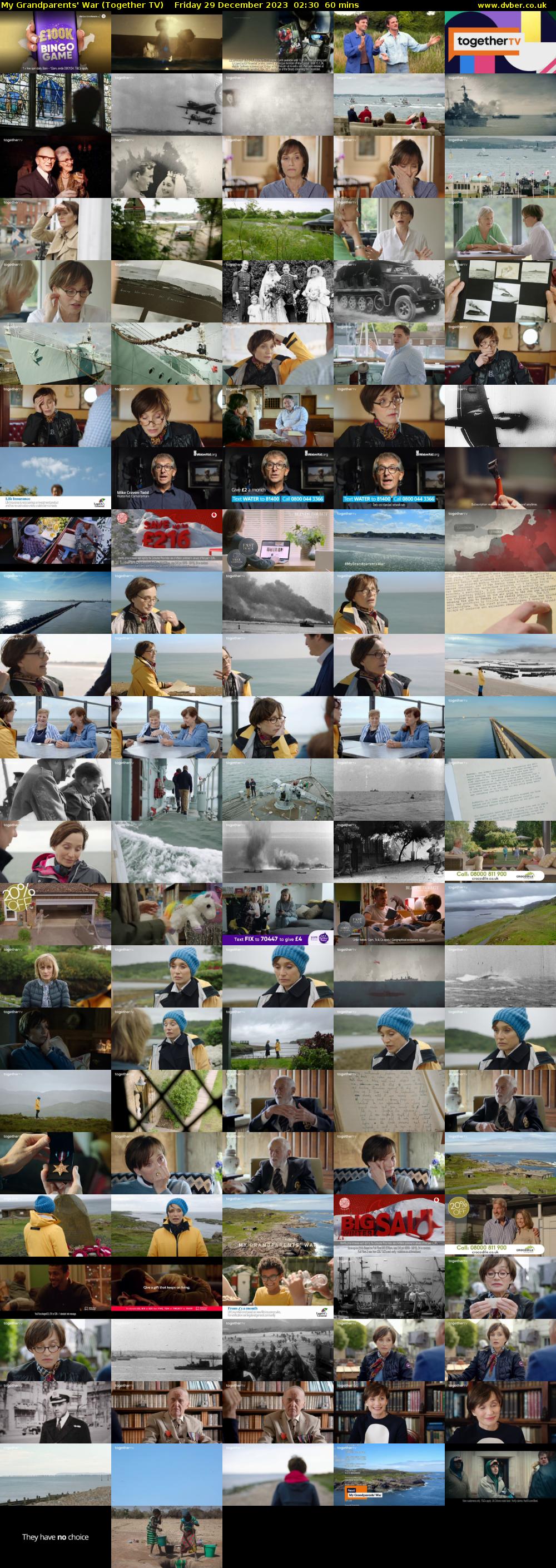 My Grandparents' War (Together TV) Friday 29 December 2023 02:30 - 03:30