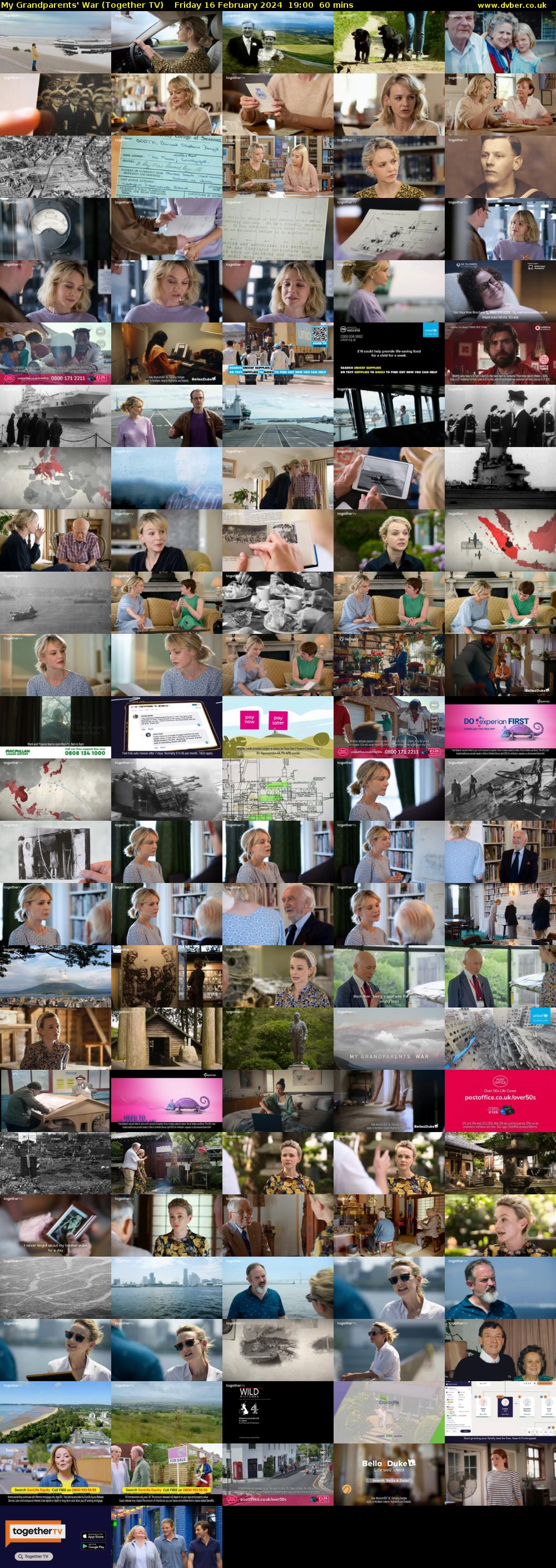 My Grandparents' War (Together TV) Friday 16 February 2024 19:00 - 20:00