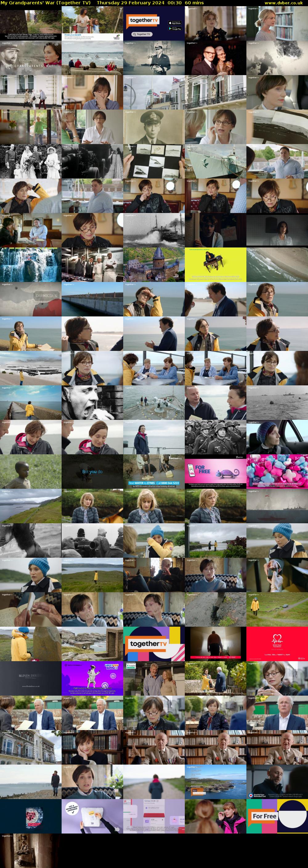 My Grandparents' War (Together TV) Thursday 29 February 2024 00:30 - 01:30
