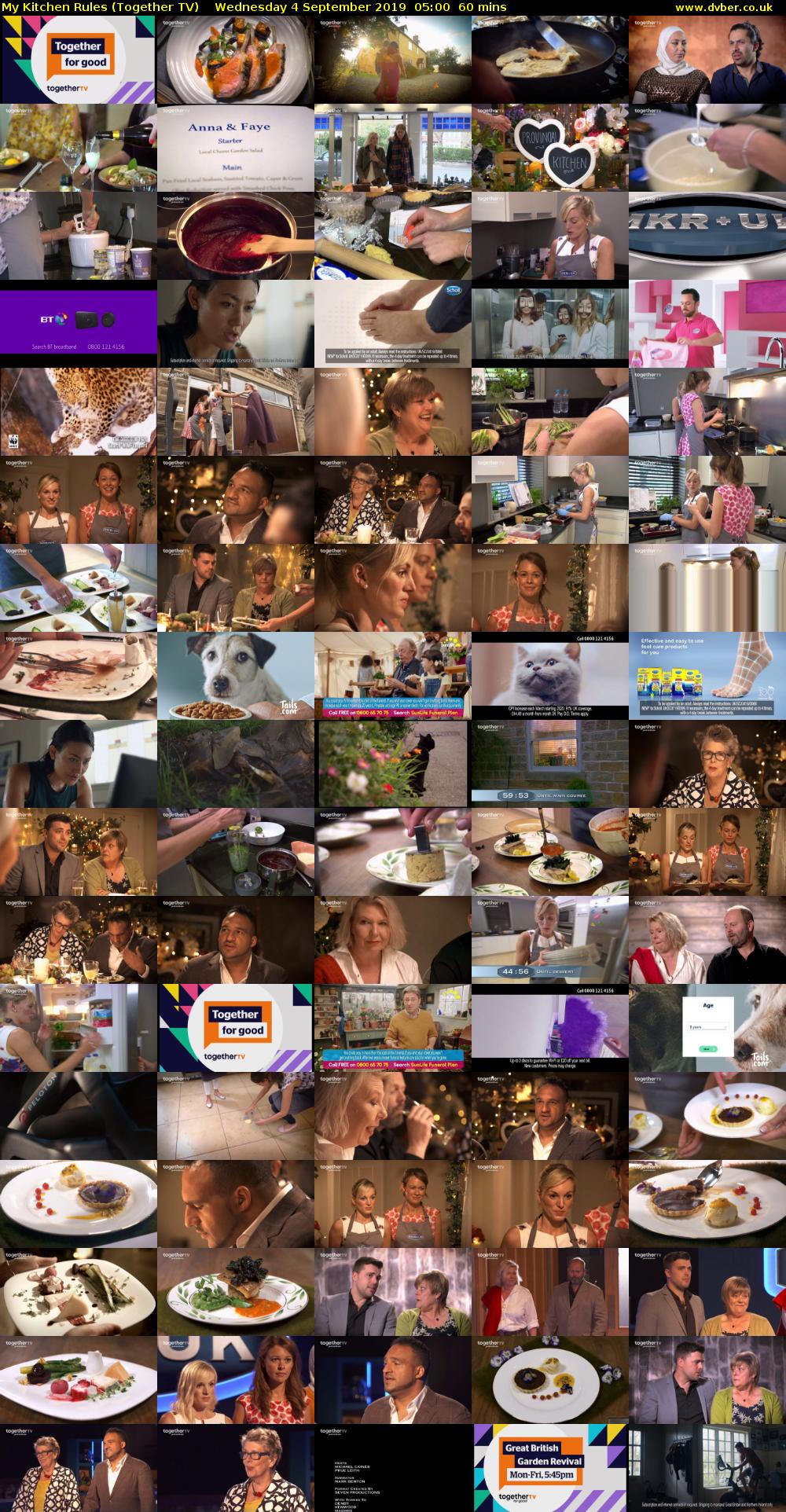 My Kitchen Rules (Together TV) Wednesday 4 September 2019 05:00 - 06:00