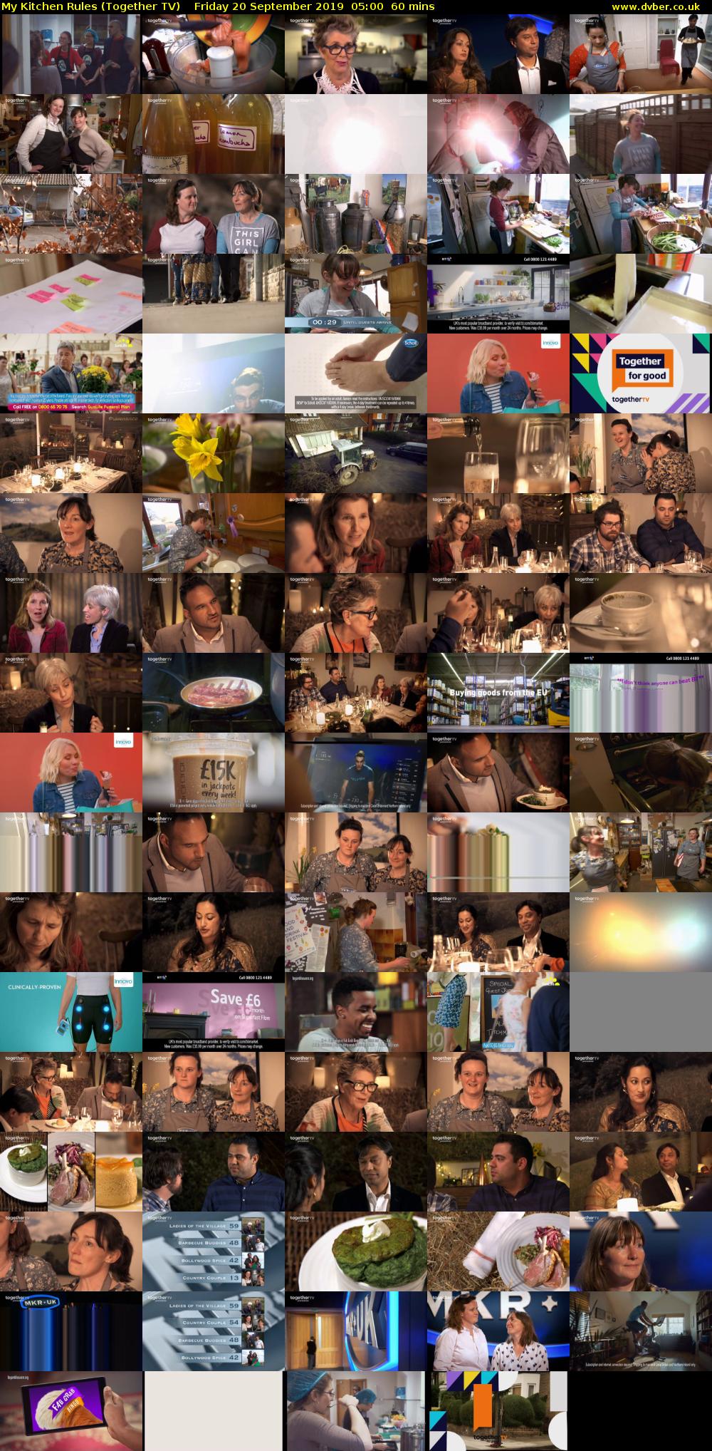 My Kitchen Rules (Together TV) Friday 20 September 2019 05:00 - 06:00