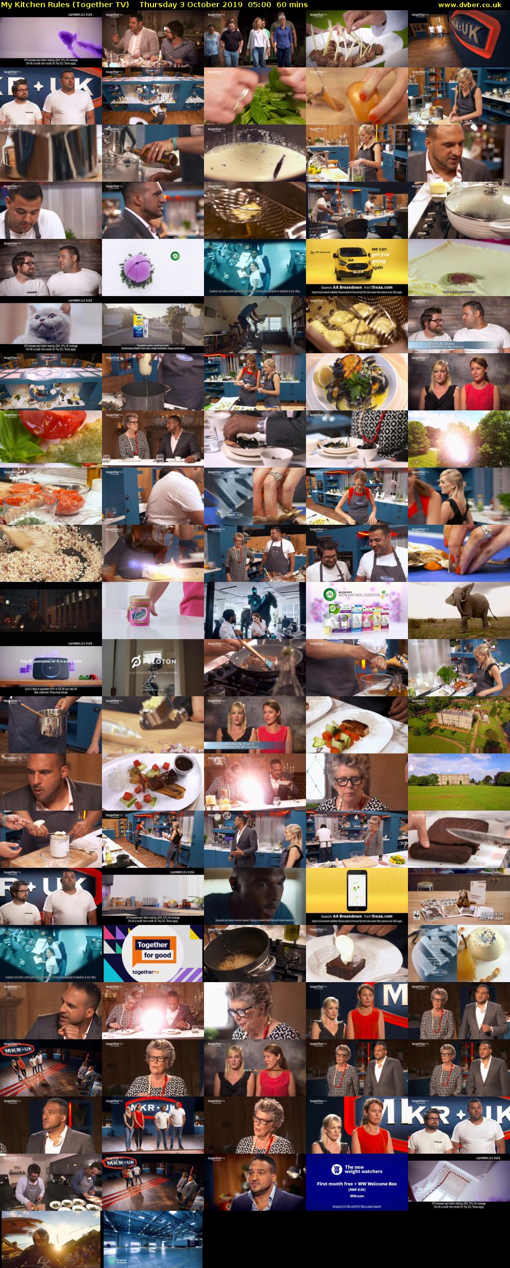 My Kitchen Rules (Together TV) Thursday 3 October 2019 05:00 - 06:00