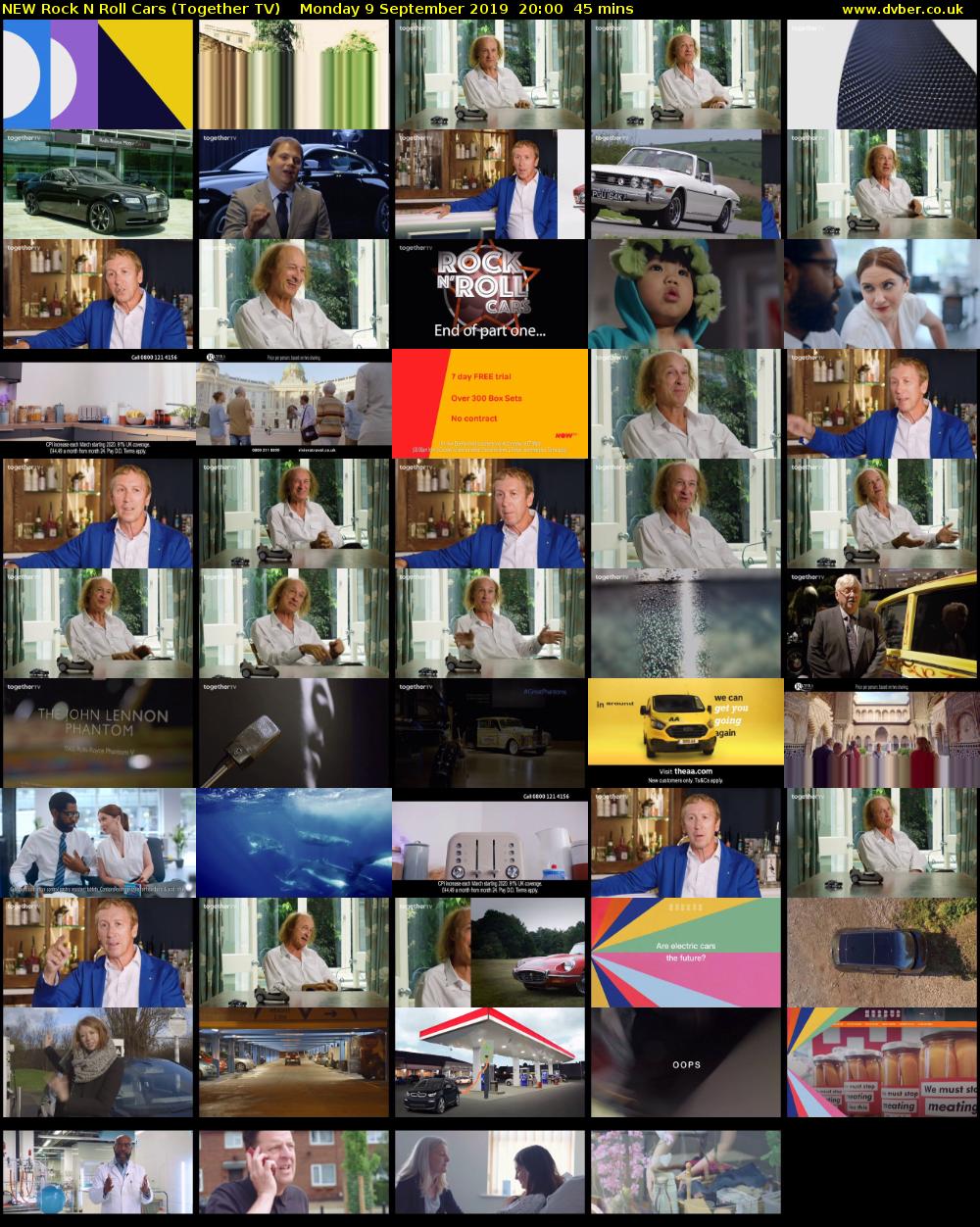 NEW Rock N Roll Cars (Together TV) Monday 9 September 2019 20:00 - 20:45