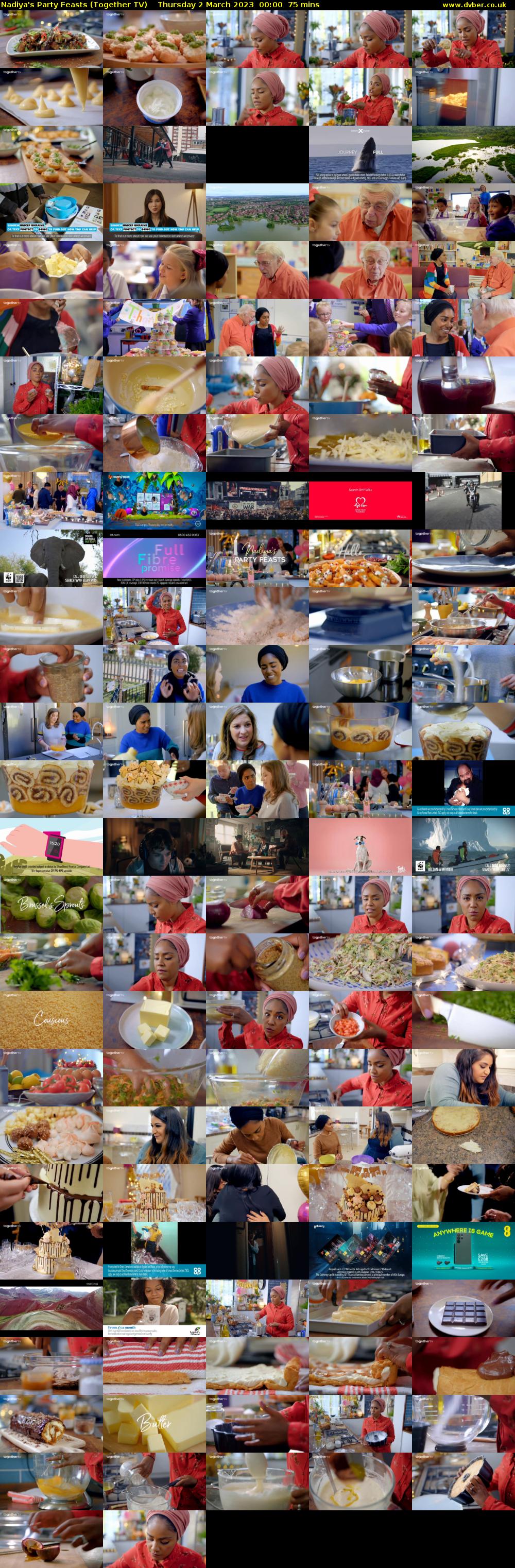 Nadiya's Party Feasts (Together TV) Thursday 2 March 2023 00:00 - 01:15