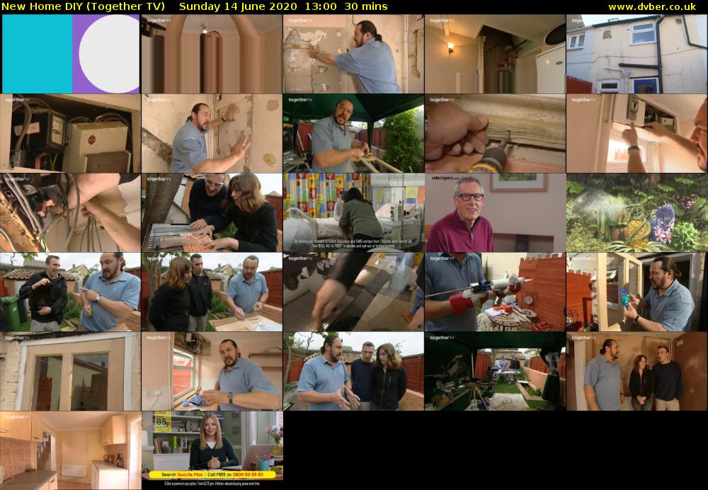 New Home DIY (Together TV) Sunday 14 June 2020 13:00 - 13:30
