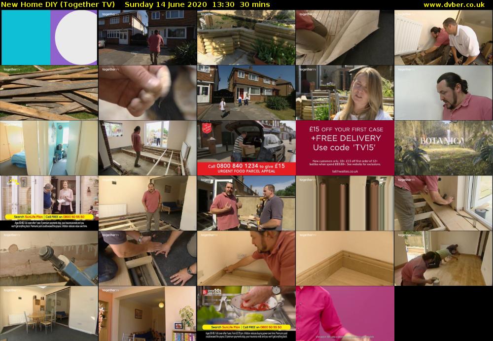 New Home DIY (Together TV) Sunday 14 June 2020 13:30 - 14:00