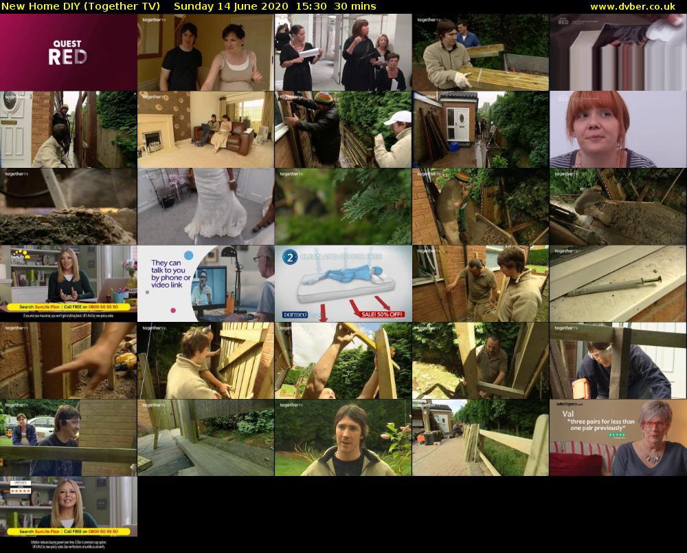 New Home DIY (Together TV) Sunday 14 June 2020 15:30 - 16:00