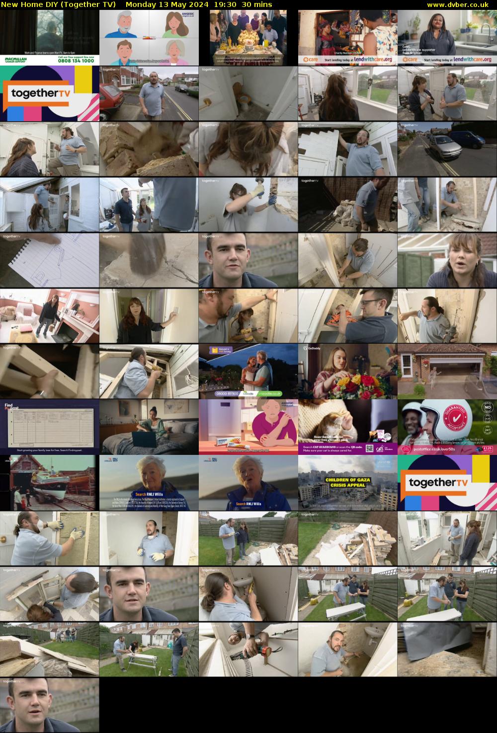 New Home DIY (Together TV) Monday 13 May 2024 19:30 - 20:00