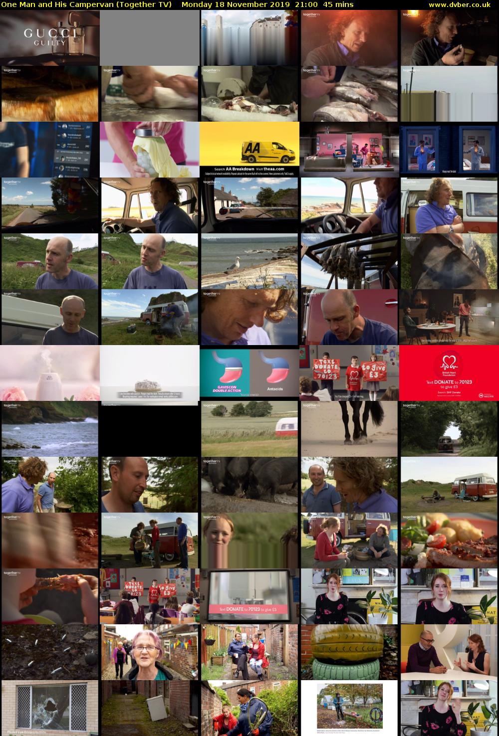 One Man and His Campervan (Together TV) Monday 18 November 2019 21:00 - 21:45