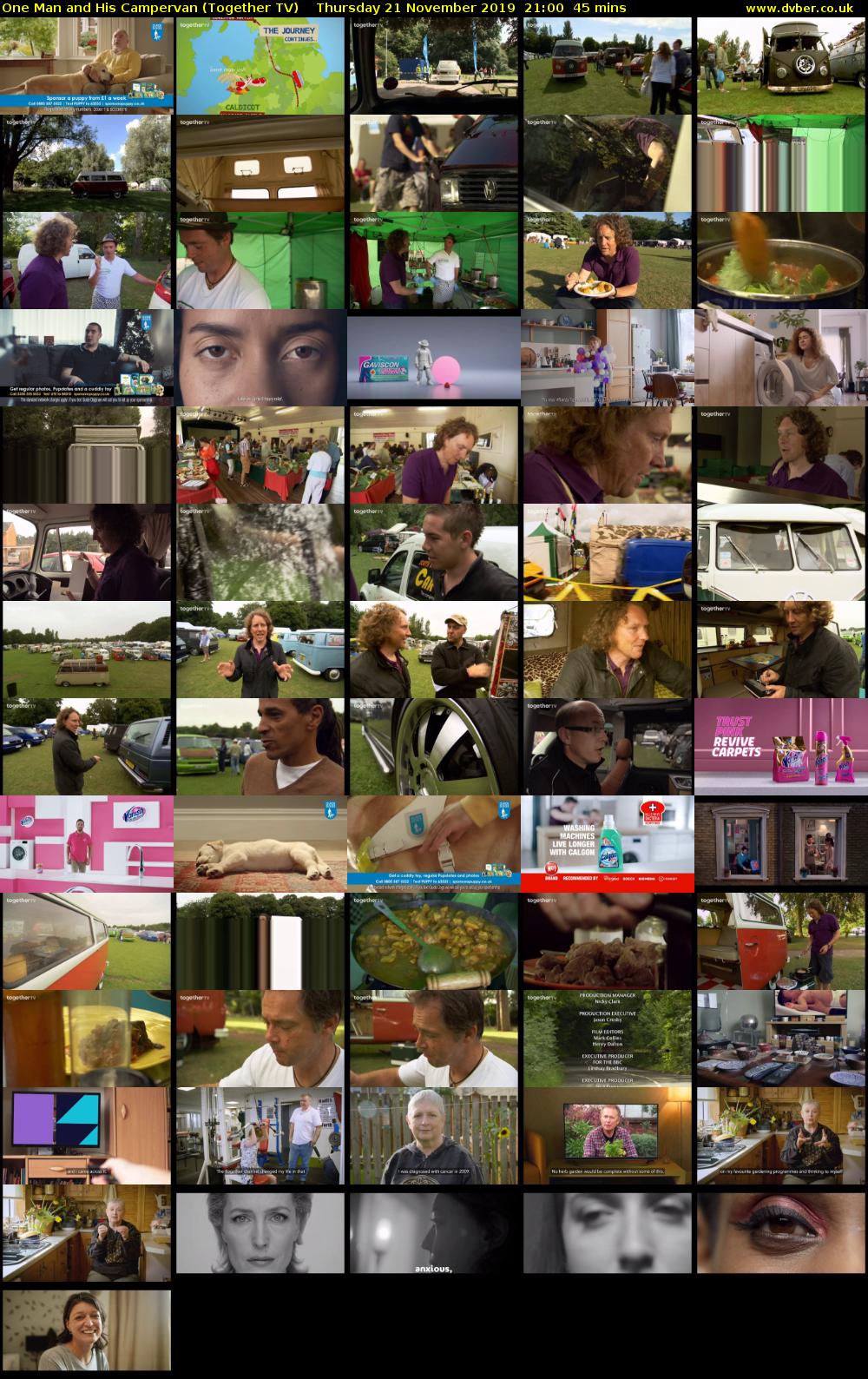 One Man and His Campervan (Together TV) Thursday 21 November 2019 21:00 - 21:45
