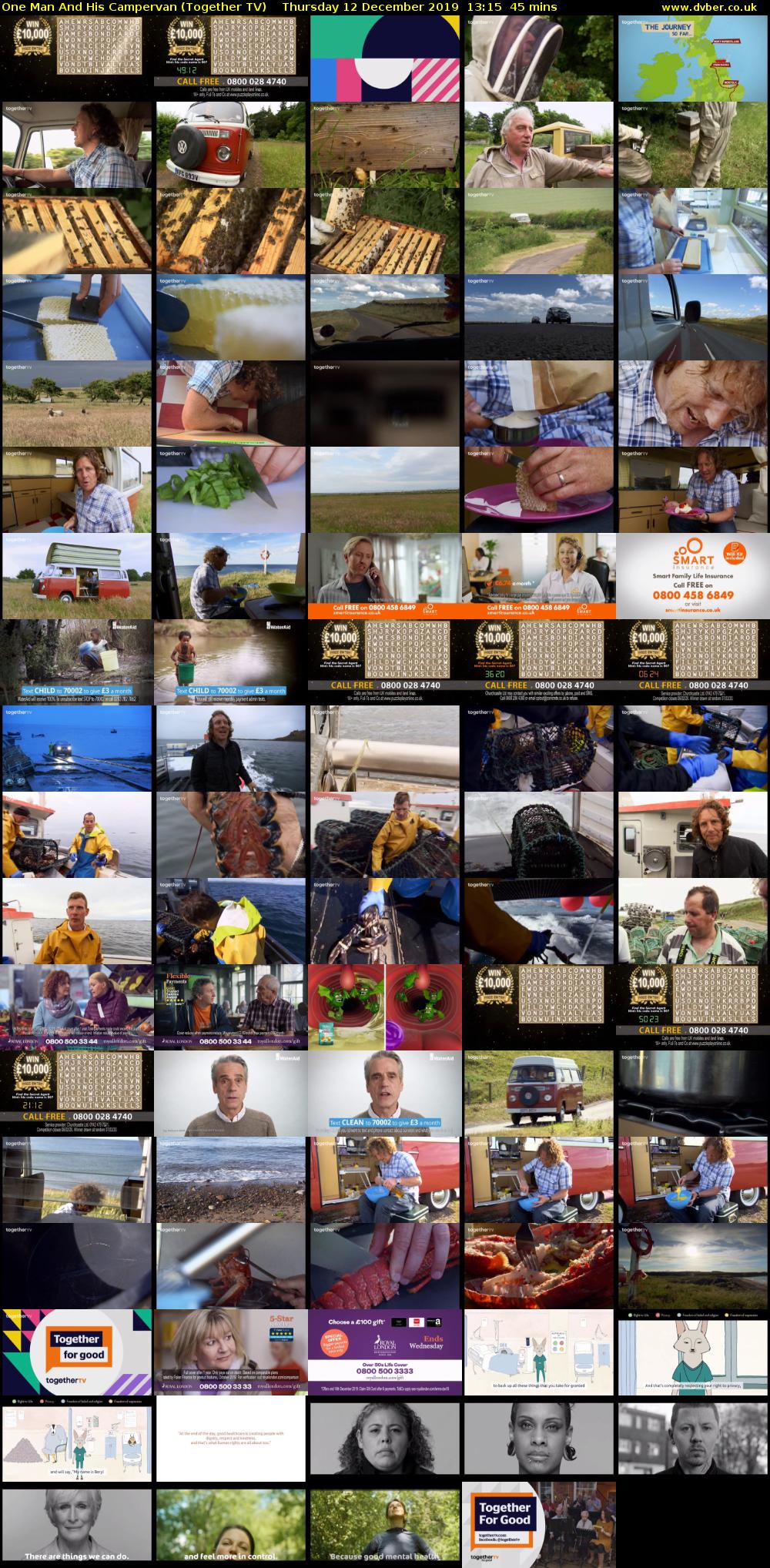 One Man and His Campervan (Together TV) Thursday 12 December 2019 13:15 - 14:00