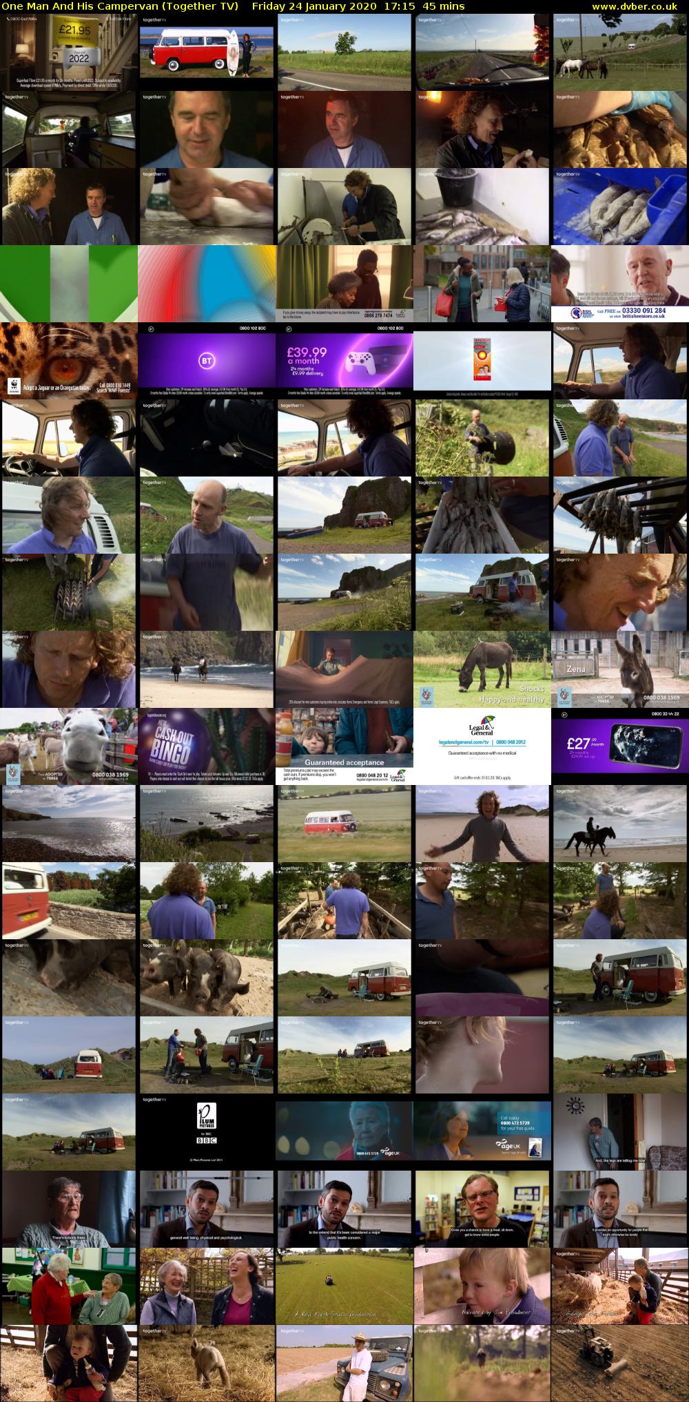 One Man and His Campervan (Together TV) Friday 24 January 2020 17:15 - 18:00