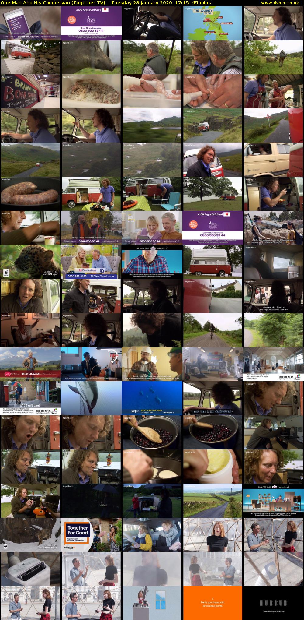 One Man and His Campervan (Together TV) Tuesday 28 January 2020 17:15 - 18:00
