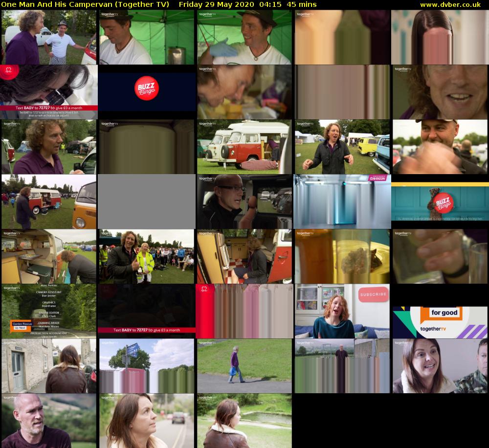 One Man and His Campervan (Together TV) Friday 29 May 2020 04:15 - 05:00
