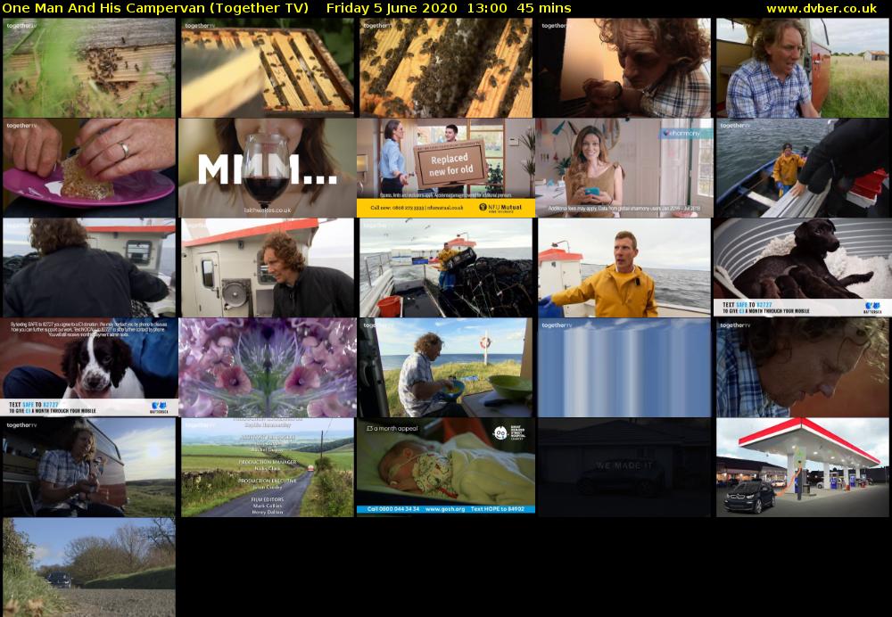 One Man and His Campervan (Together TV) Friday 5 June 2020 13:00 - 13:45