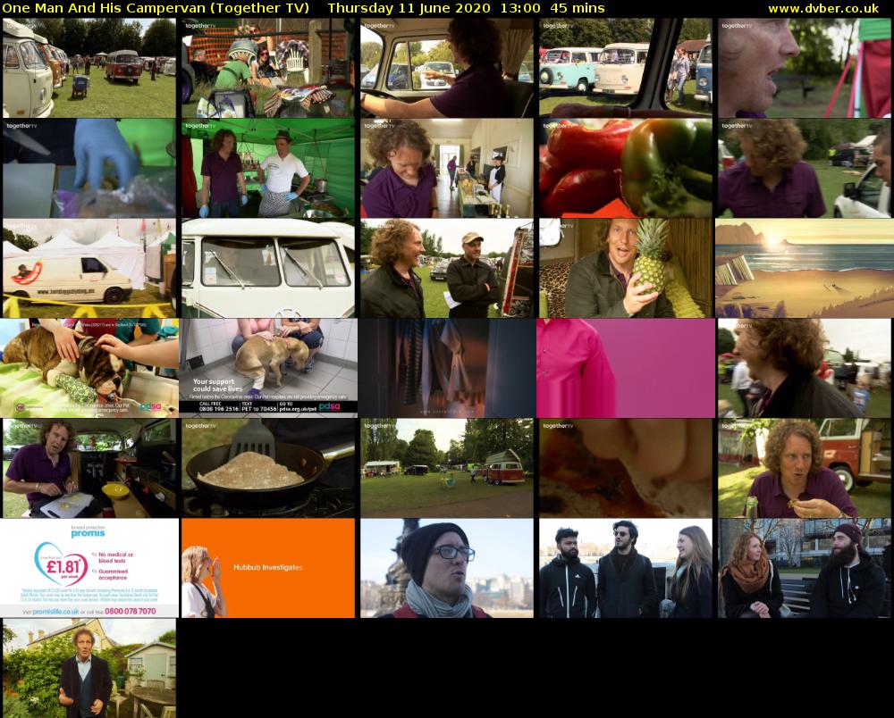 One Man and His Campervan (Together TV) Thursday 11 June 2020 13:00 - 13:45