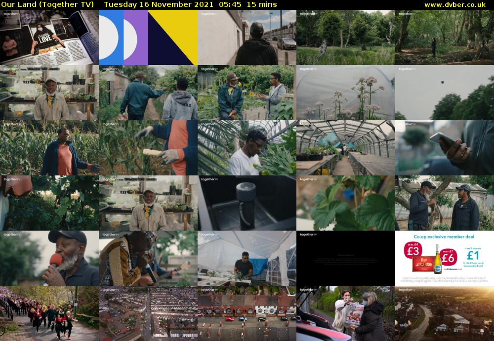 Our Land (Together TV) Tuesday 16 November 2021 05:45 - 06:00