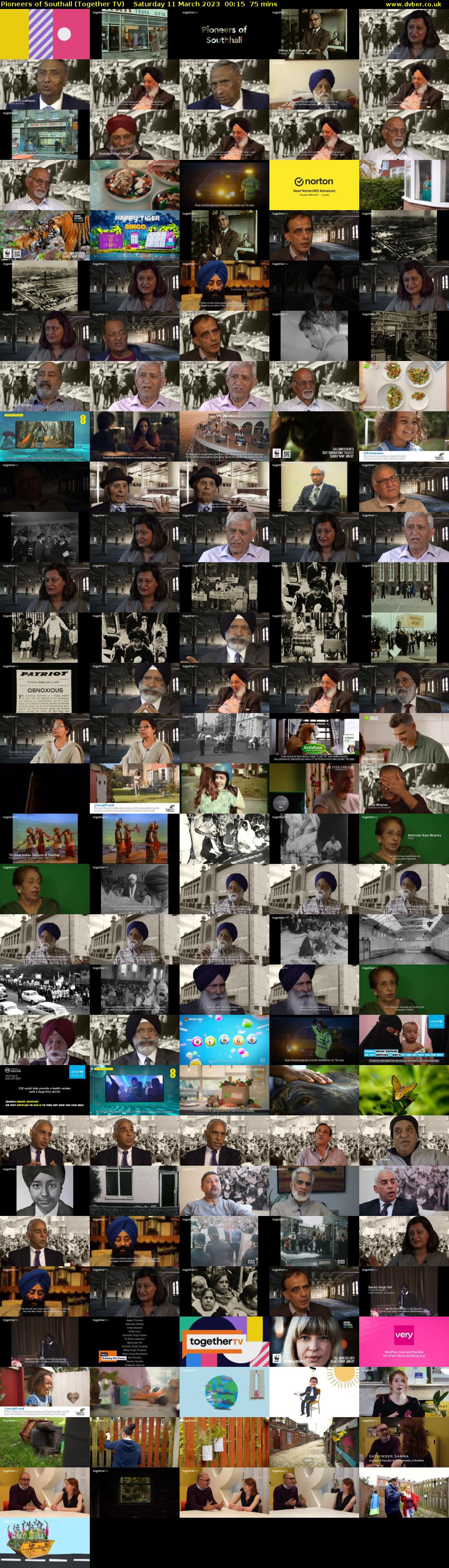 Pioneers of Southall (Together TV) Saturday 11 March 2023 00:15 - 01:30