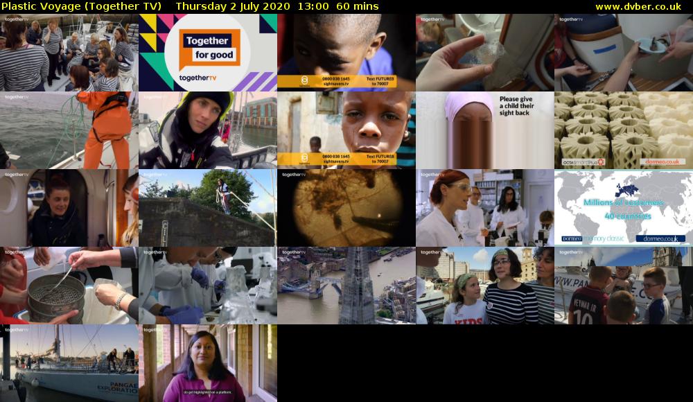 Plastic Voyage (Together TV) Thursday 2 July 2020 13:00 - 14:00