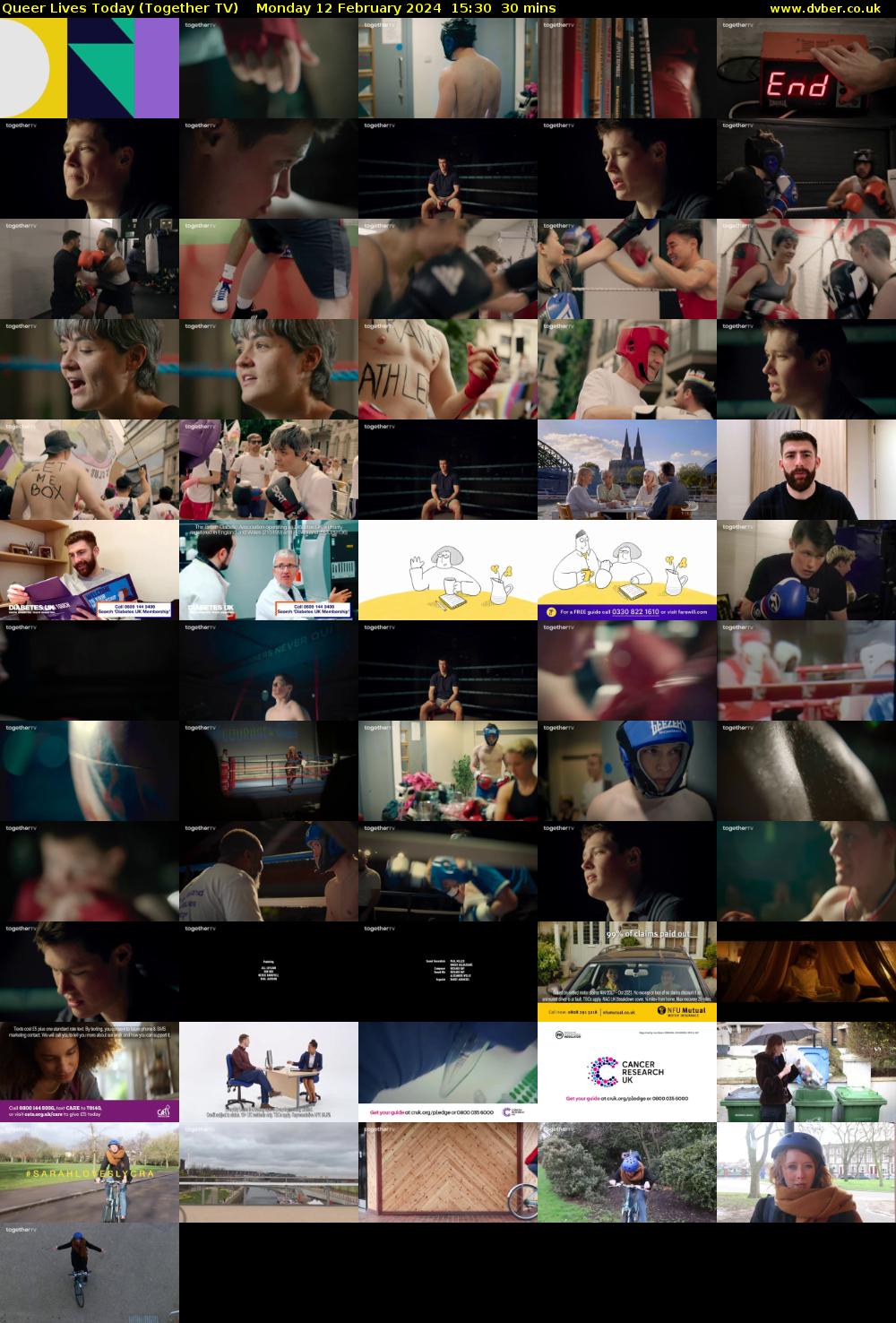 Queer Lives Today (Together TV) Monday 12 February 2024 15:30 - 16:00