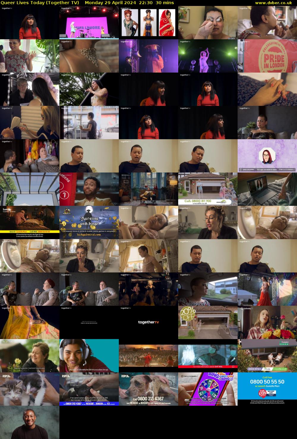 Queer Lives Today (Together TV) Monday 29 April 2024 22:30 - 23:00
