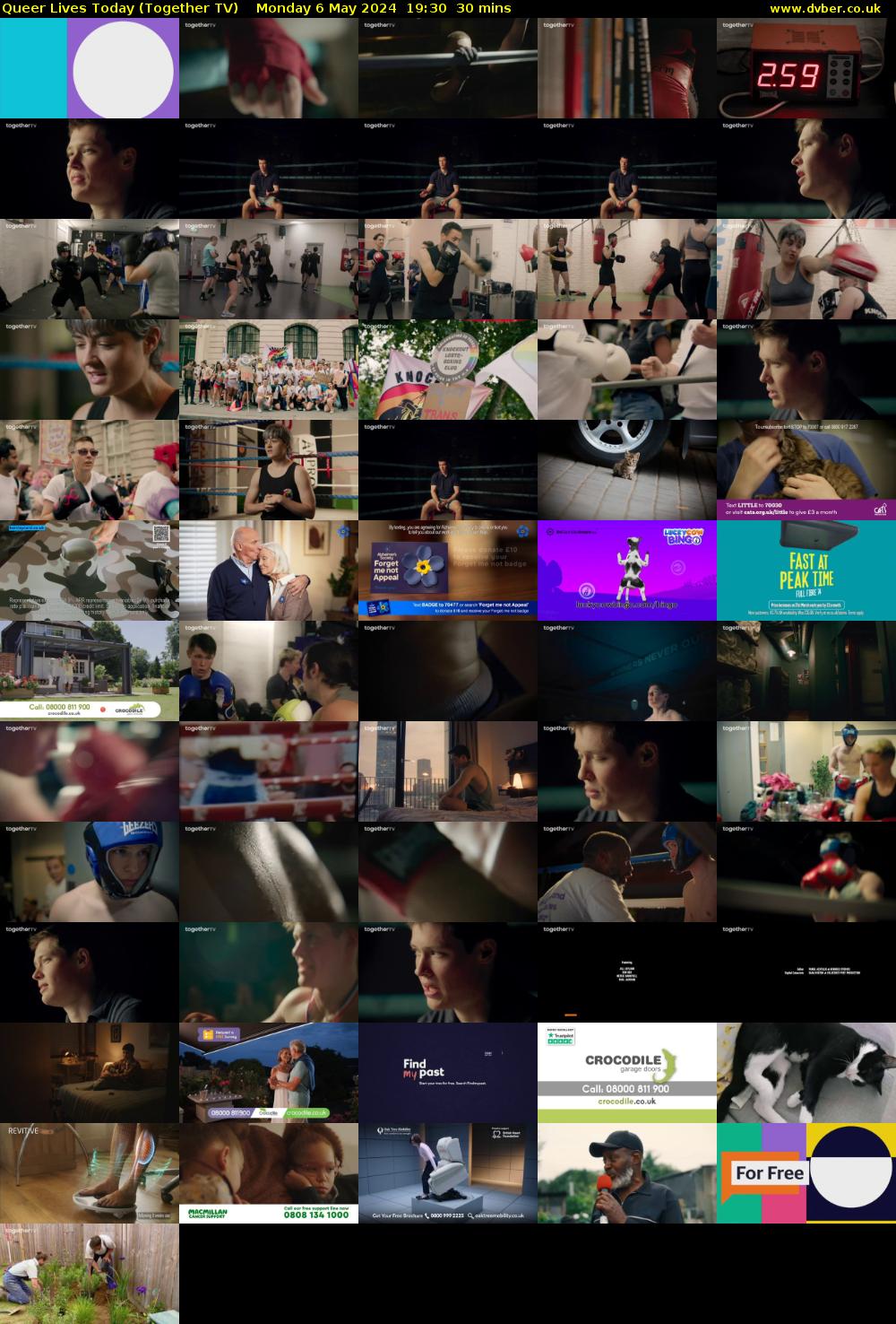 Queer Lives Today (Together TV) Monday 6 May 2024 19:30 - 20:00