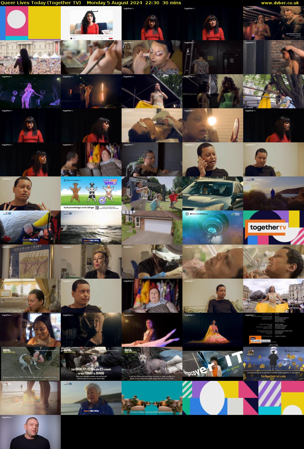 Queer Lives Today (Together TV) Monday 5 August 2024 22:30 - 23:00