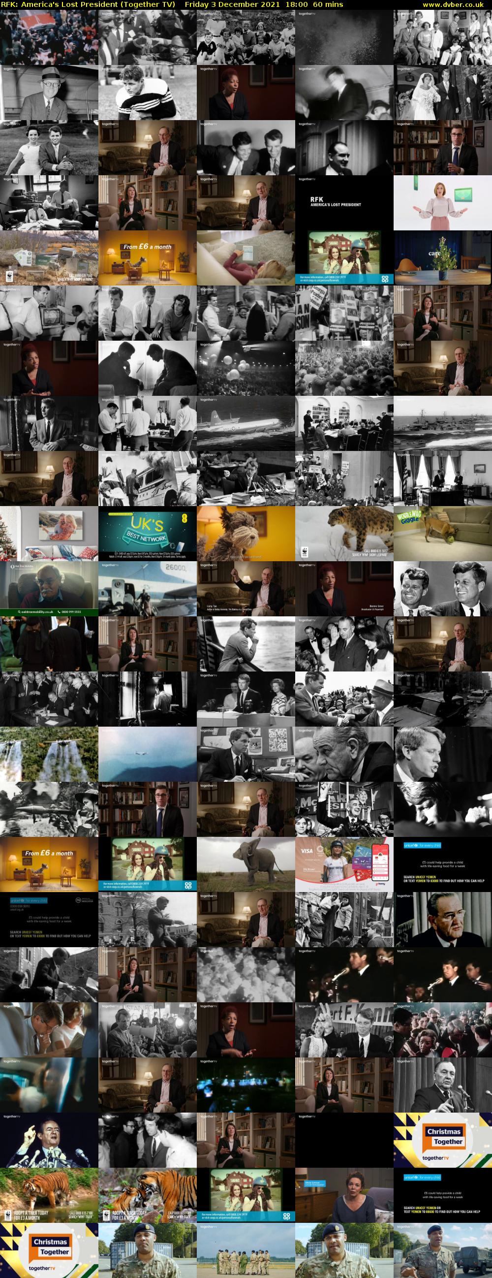 RFK: America's Lost President (Together TV) Friday 3 December 2021 18:00 - 19:00