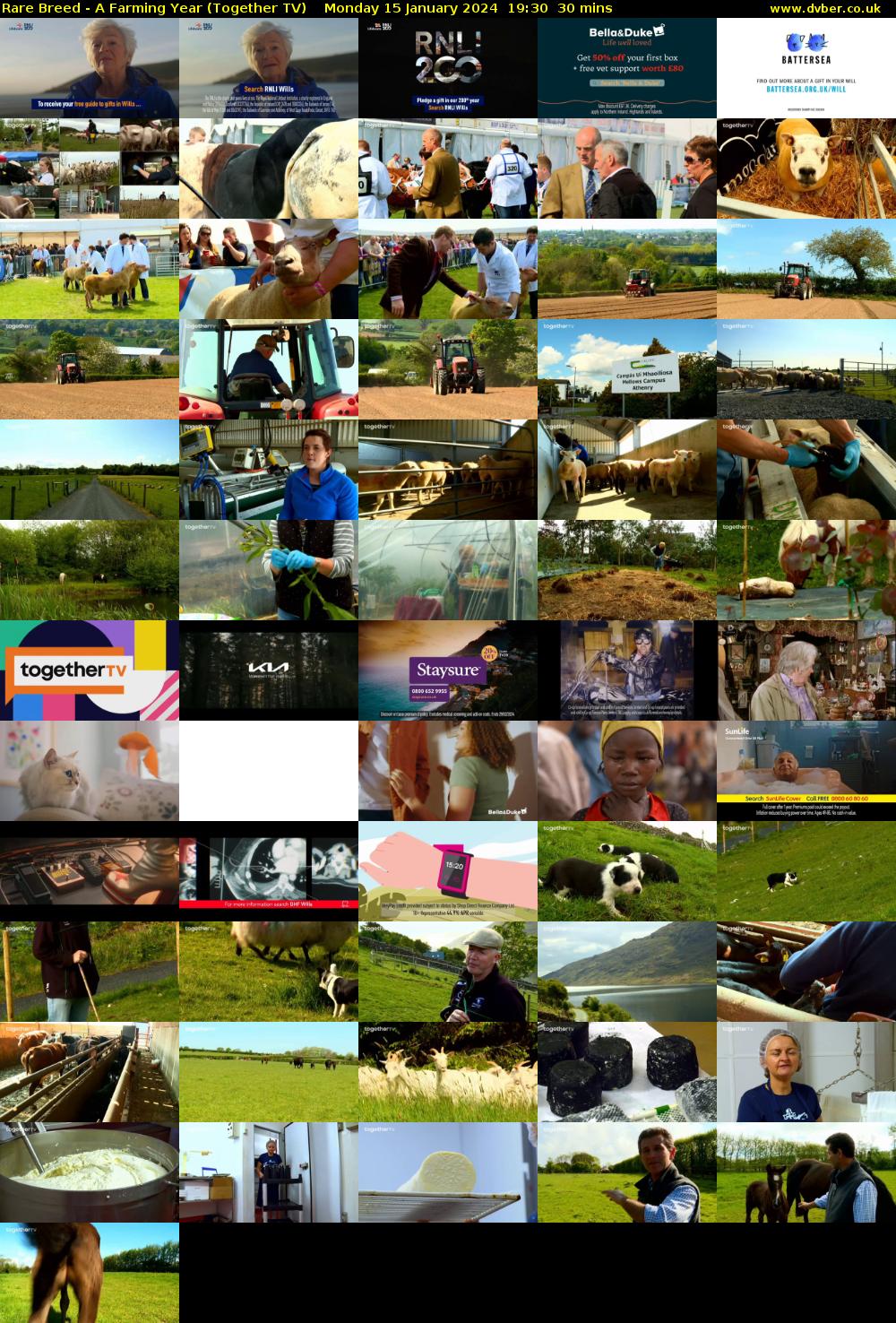 Rare Breed - A Farming Year (Together TV) Monday 15 January 2024 19:30 - 20:00