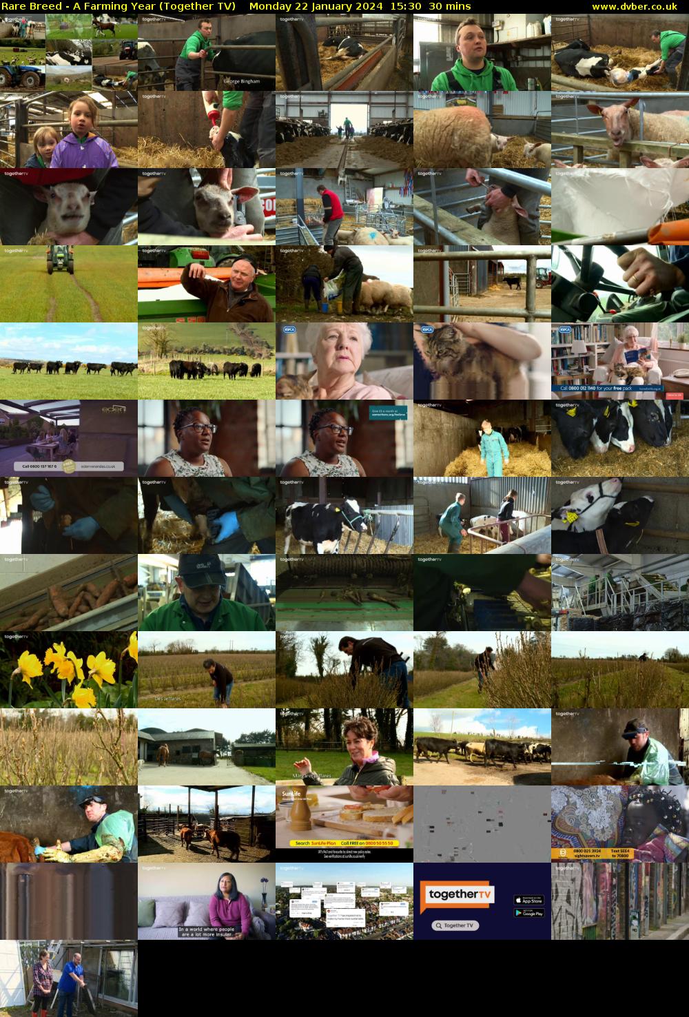 Rare Breed - A Farming Year (Together TV) Monday 22 January 2024 15:30 - 16:00