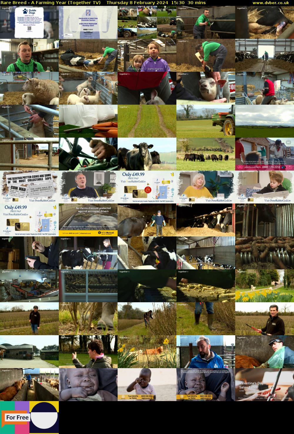 Rare Breed - A Farming Year (Together TV) Thursday 8 February 2024 15:30 - 16:00