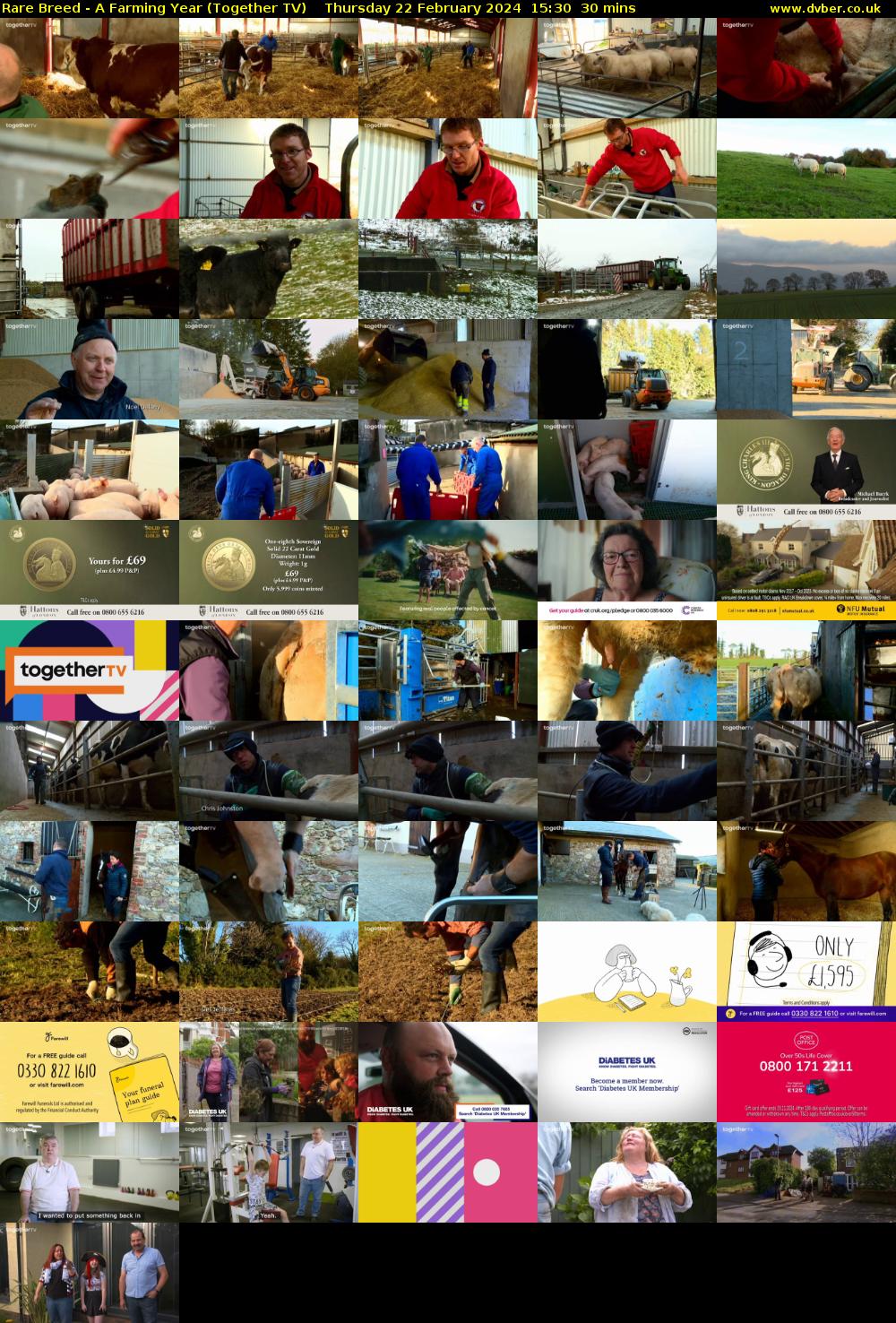 Rare Breed - A Farming Year (Together TV) Thursday 22 February 2024 15:30 - 16:00