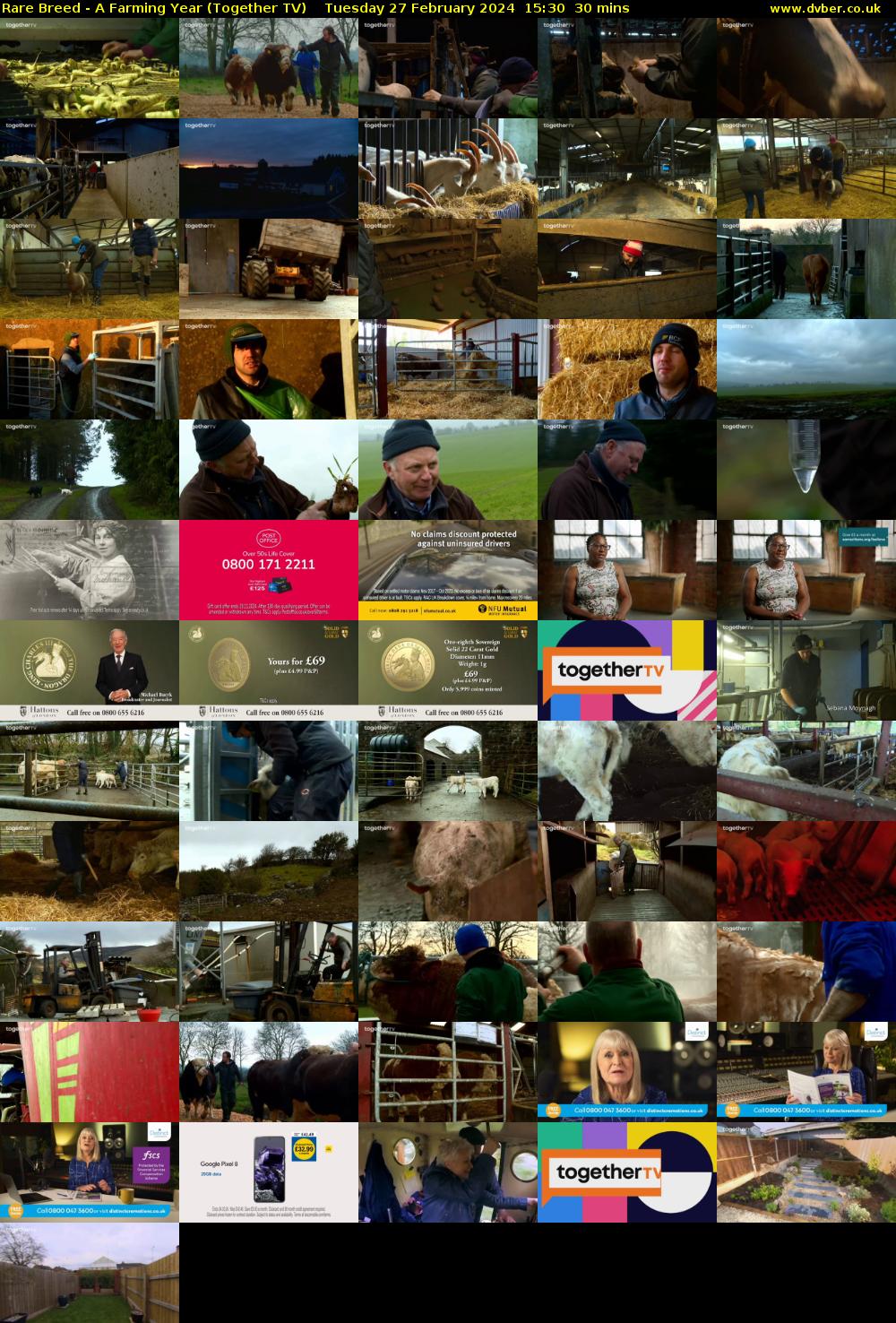 Rare Breed - A Farming Year (Together TV) Tuesday 27 February 2024 15:30 - 16:00