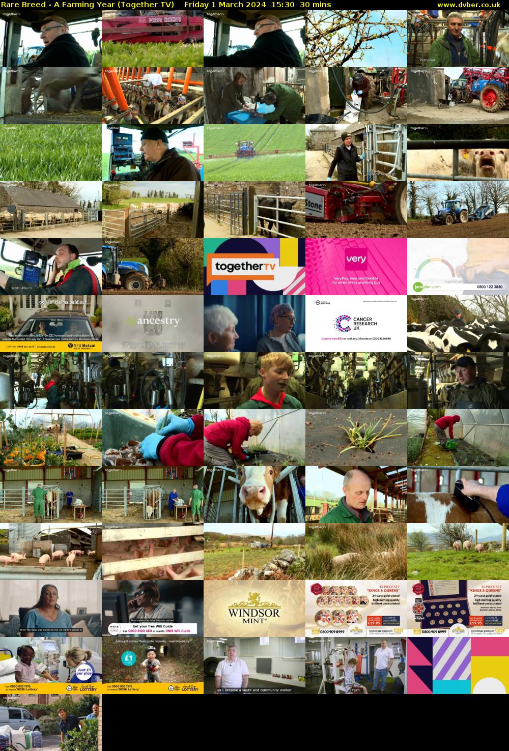 Rare Breed - A Farming Year (Together TV) Friday 1 March 2024 15:30 - 16:00