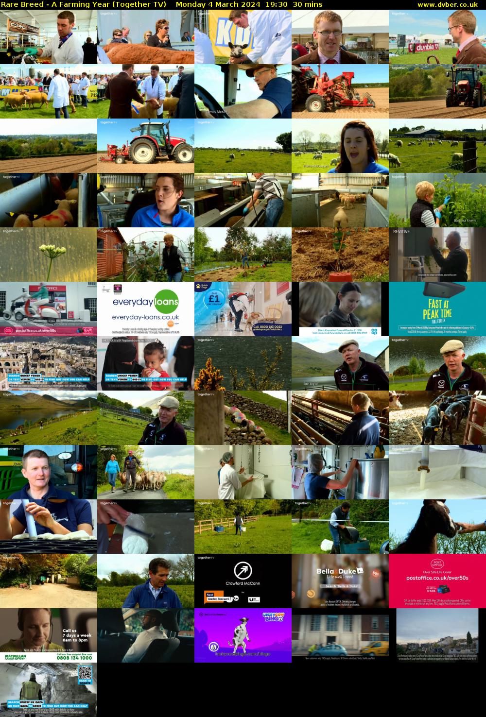 Rare Breed - A Farming Year (Together TV) Monday 4 March 2024 19:30 - 20:00