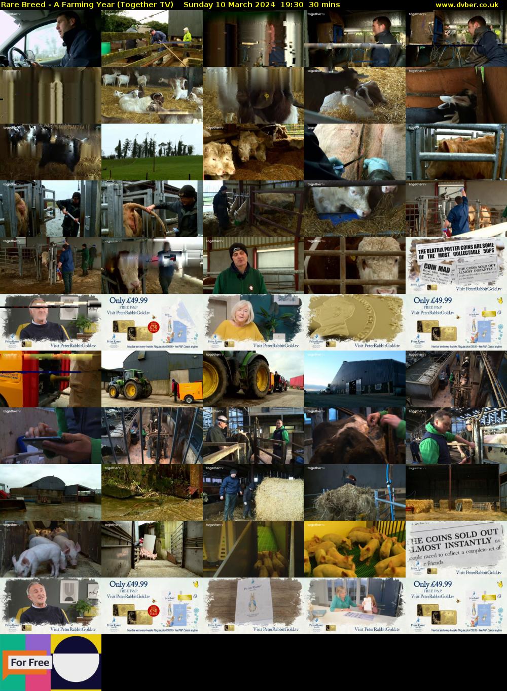 Rare Breed - A Farming Year (Together TV) Sunday 10 March 2024 19:30 - 20:00