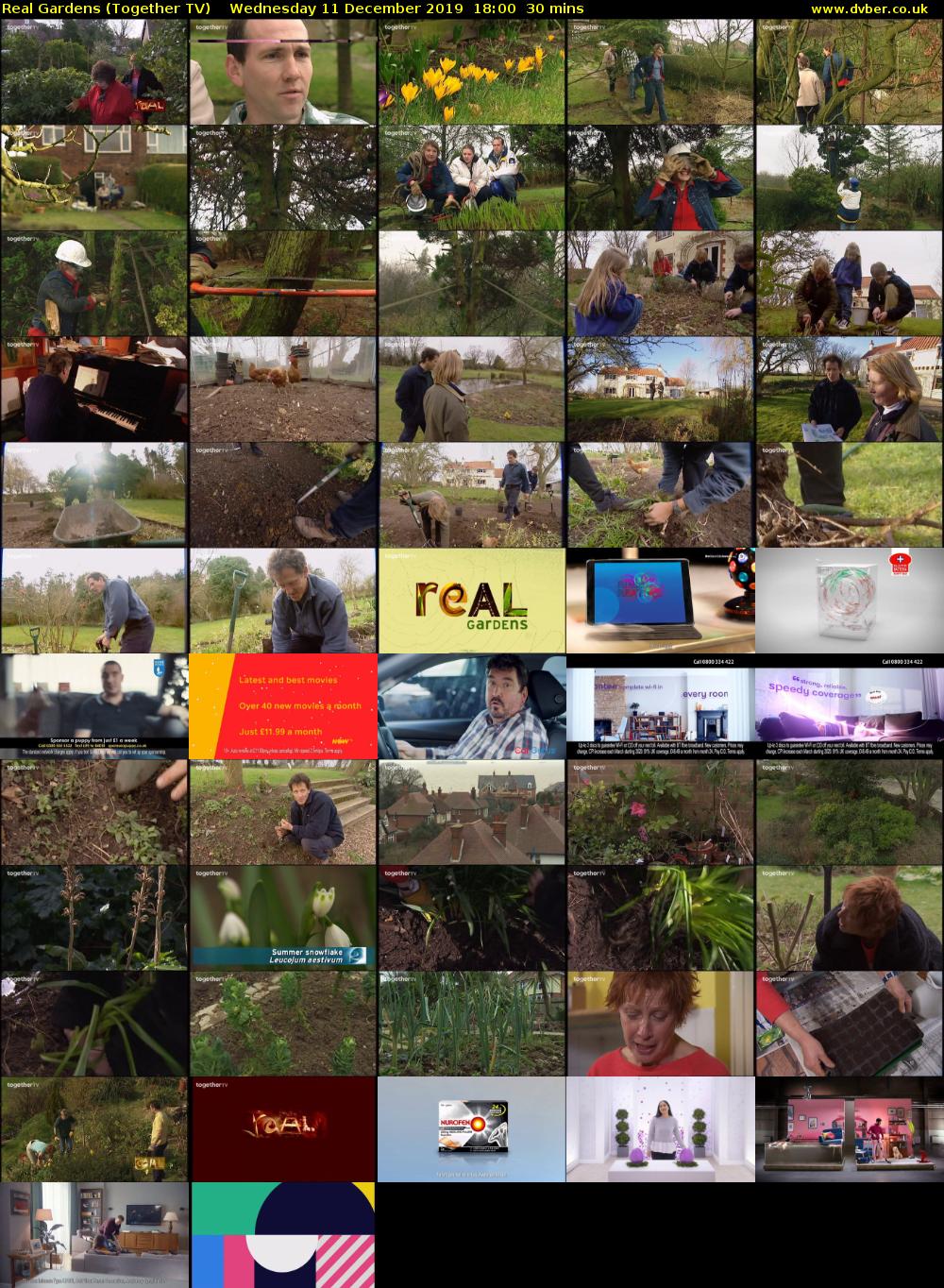 Real Gardens (Together TV) Wednesday 11 December 2019 18:00 - 18:30
