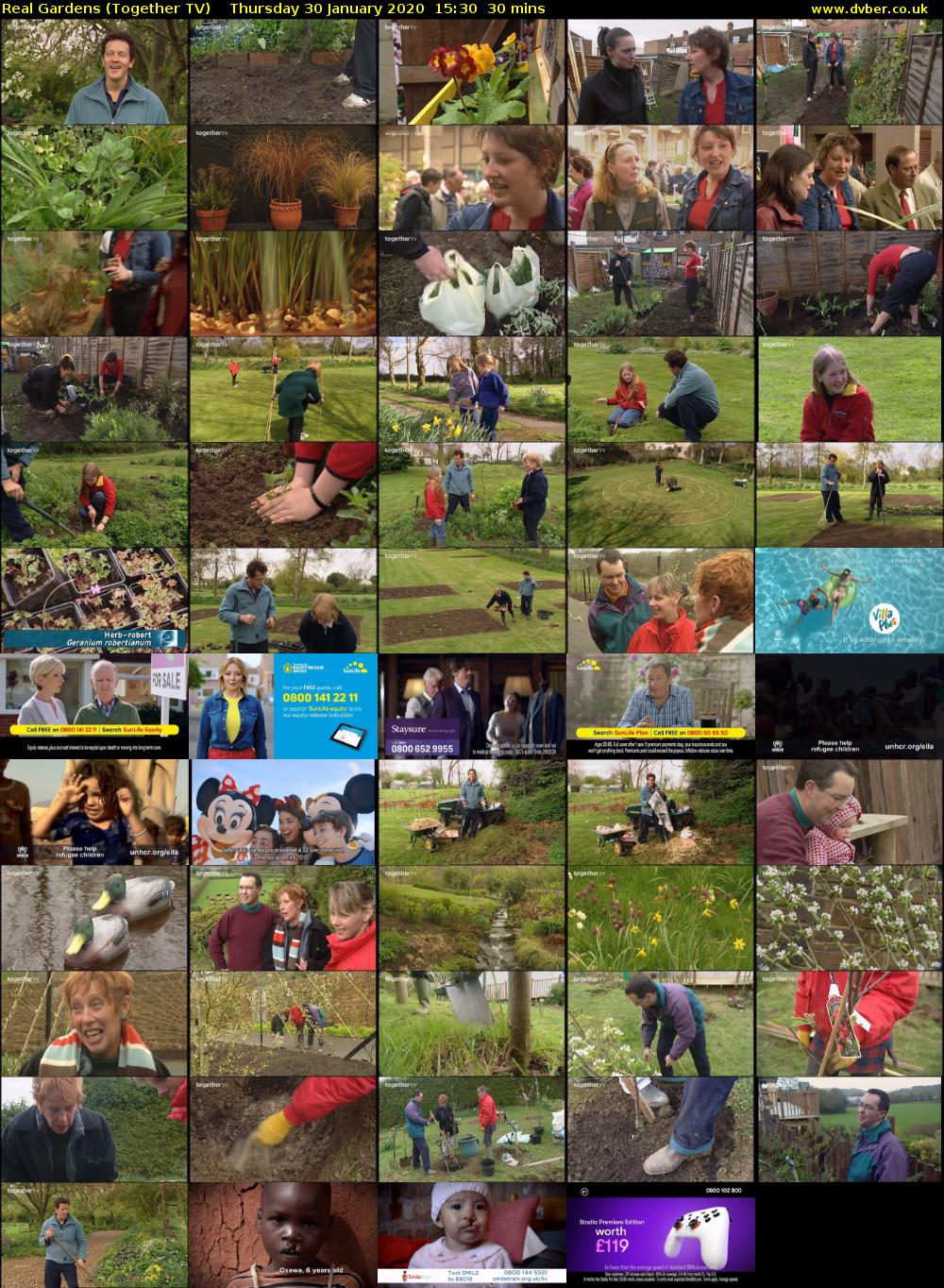 Real Gardens (Together TV) Thursday 30 January 2020 15:30 - 16:00
