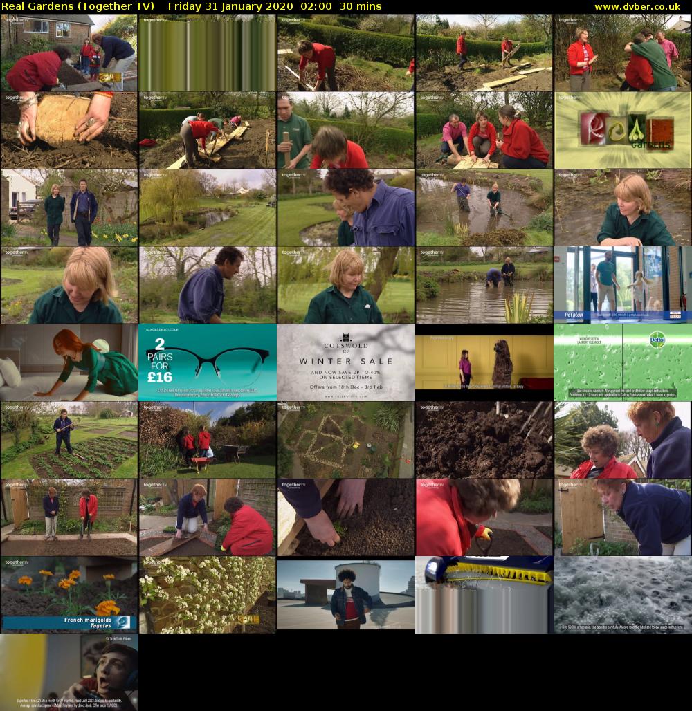 Real Gardens (Together TV) Friday 31 January 2020 02:00 - 02:30