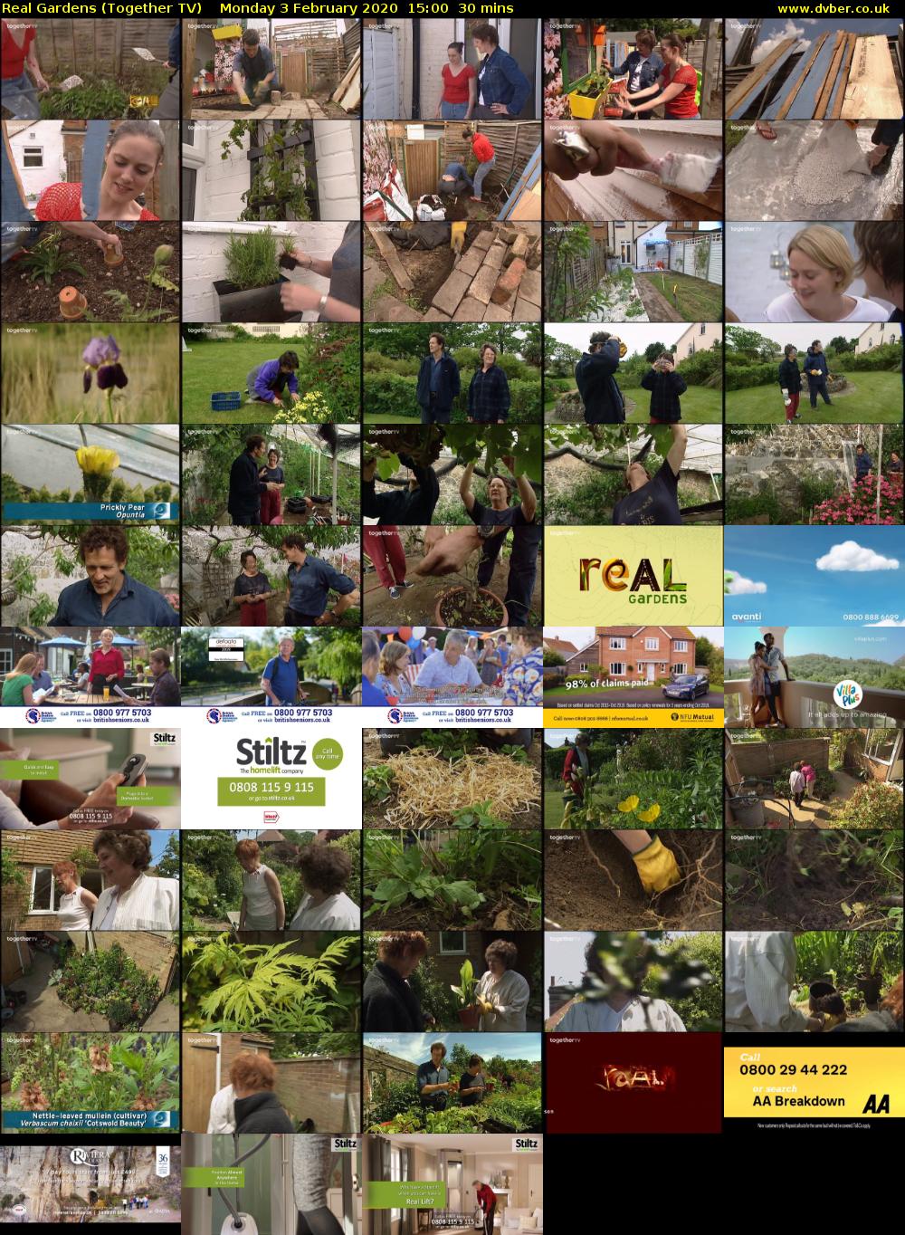 Real Gardens (Together TV) Monday 3 February 2020 15:00 - 15:30