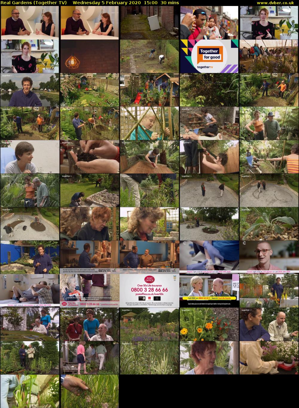 Real Gardens (Together TV) Wednesday 5 February 2020 15:00 - 15:30