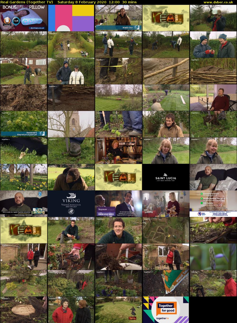 Real Gardens (Together TV) Saturday 8 February 2020 12:00 - 12:30