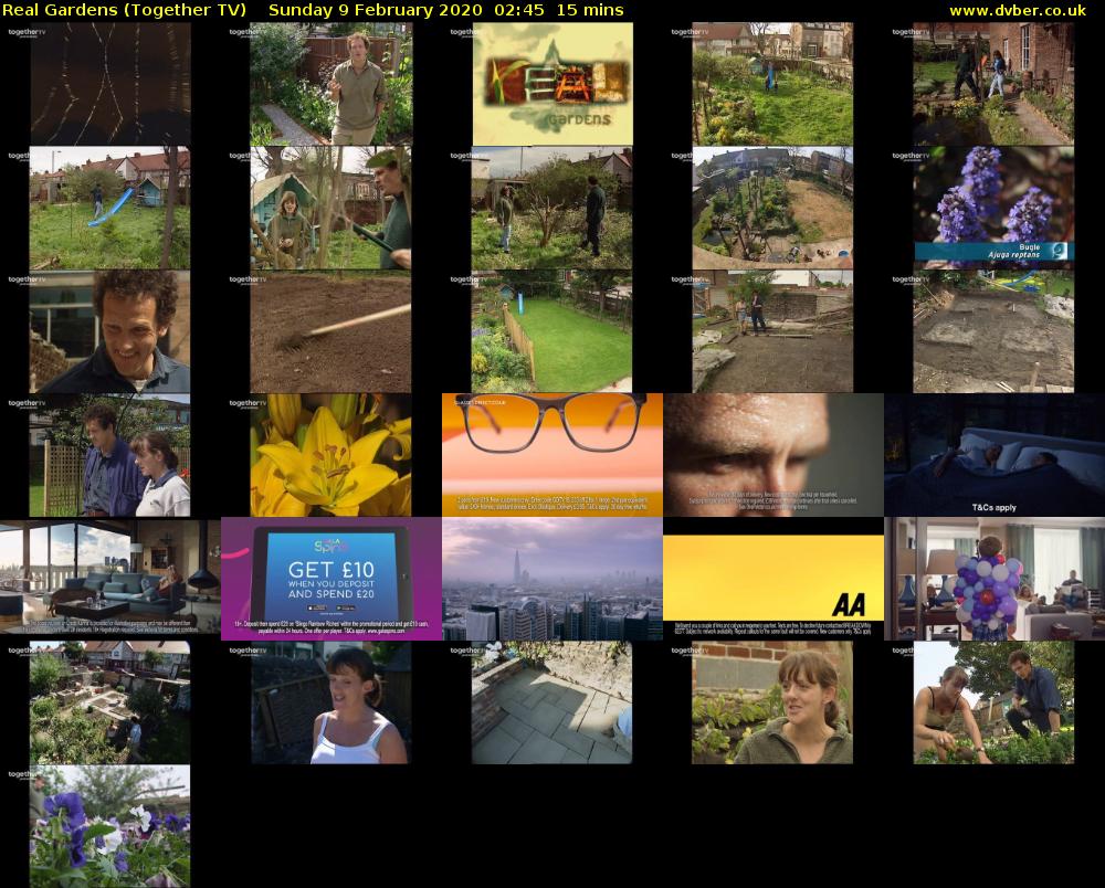 Real Gardens (Together TV) Sunday 9 February 2020 02:45 - 03:00