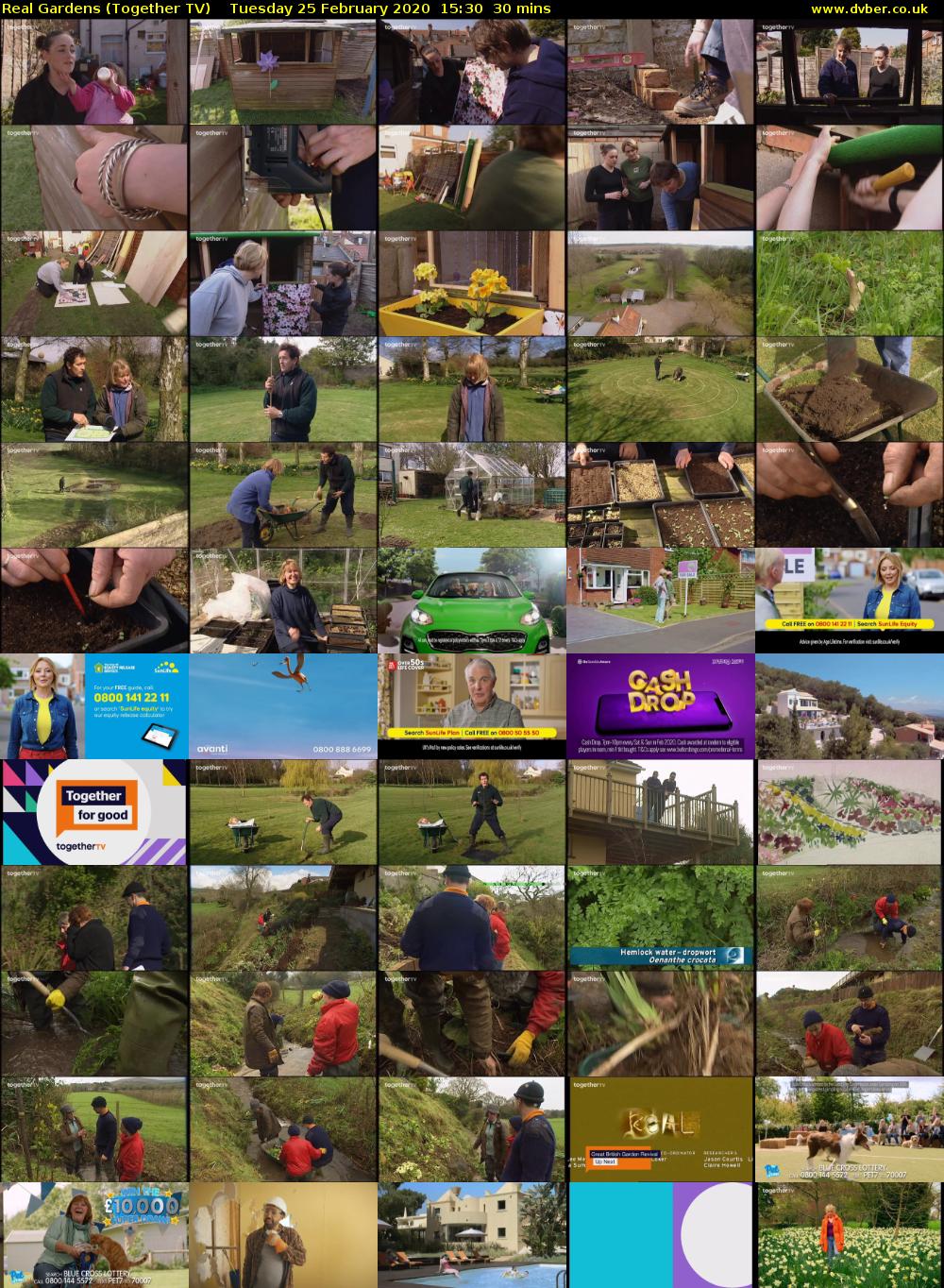 Real Gardens (Together TV) Tuesday 25 February 2020 15:30 - 16:00
