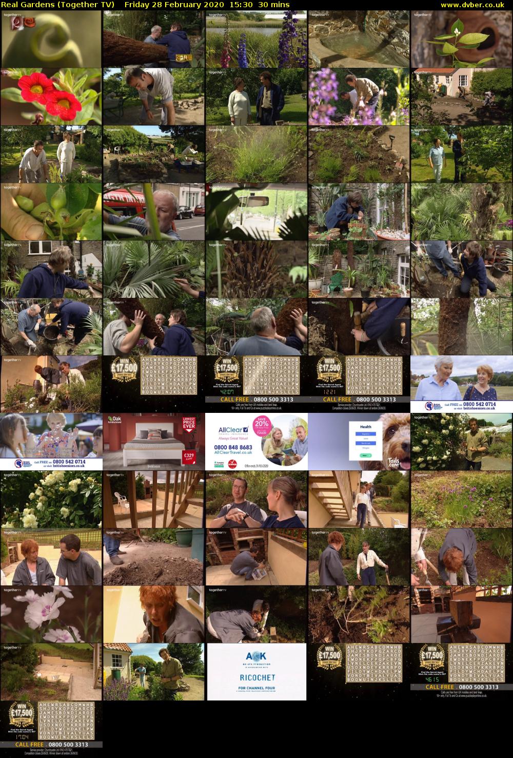 Real Gardens (Together TV) Friday 28 February 2020 15:30 - 16:00