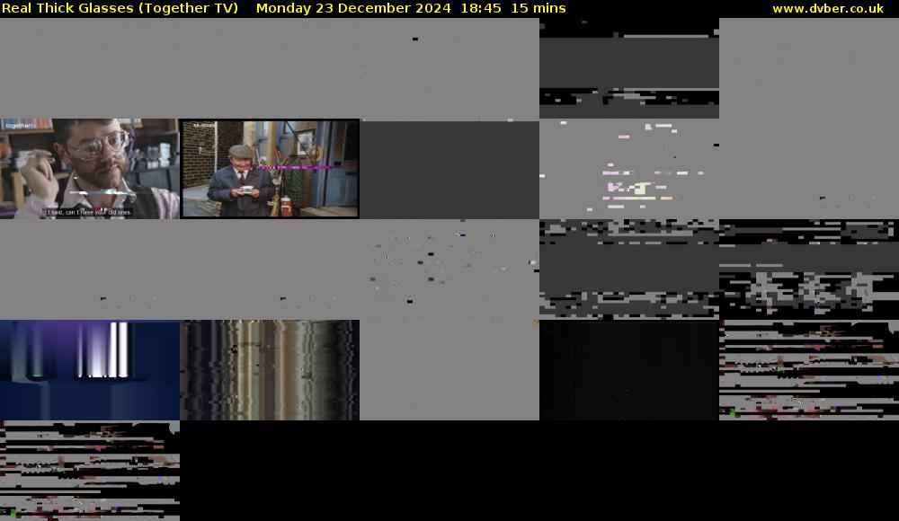 Real Thick Glasses (Together TV) Monday 23 December 2024 18:45 - 19:00