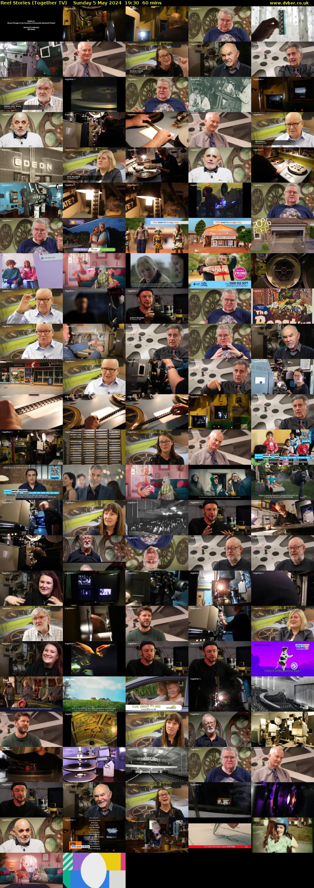 Reel Stories (Together TV) Sunday 5 May 2024 19:30 - 20:30