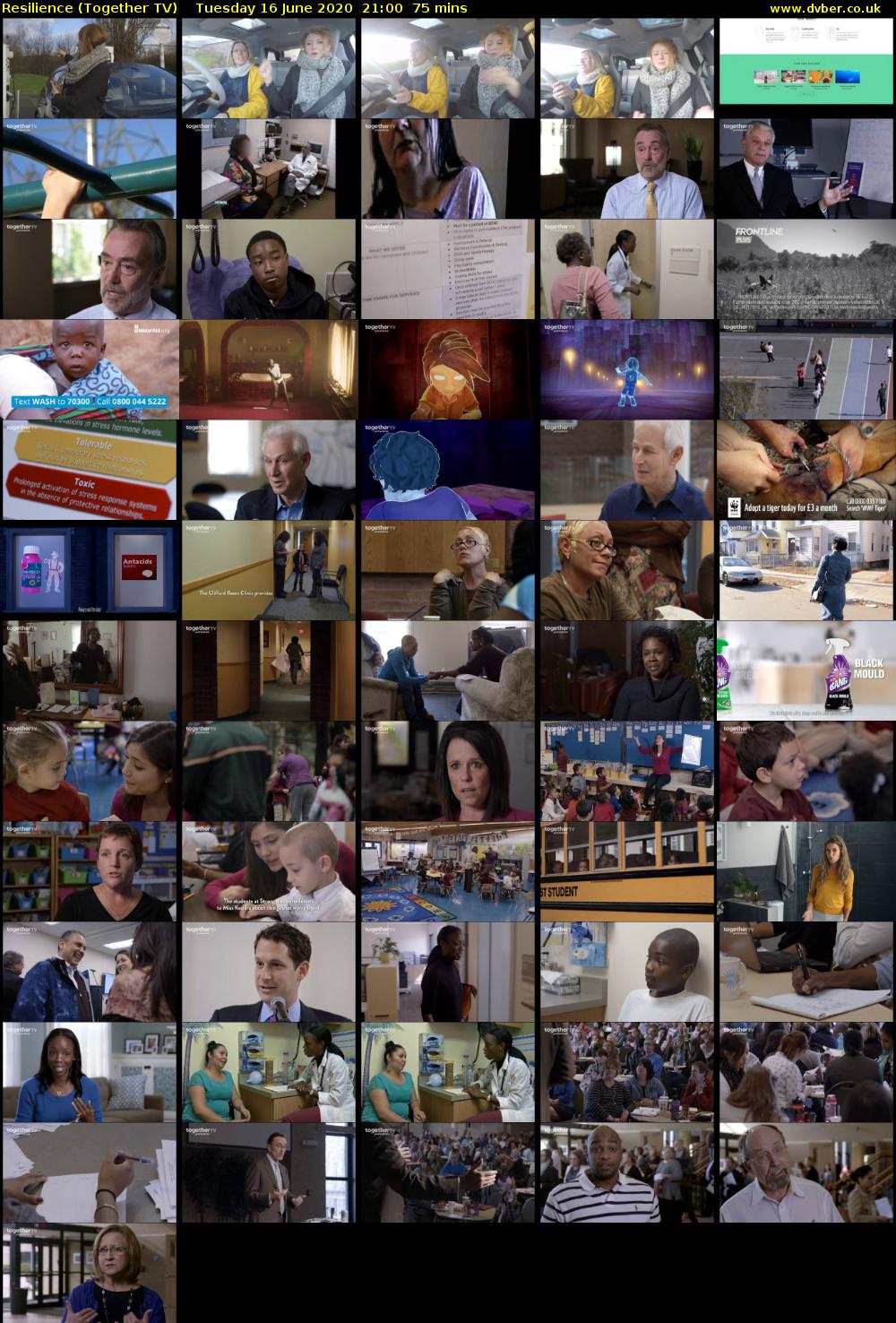 Resilience (Together TV) Tuesday 16 June 2020 21:00 - 22:15