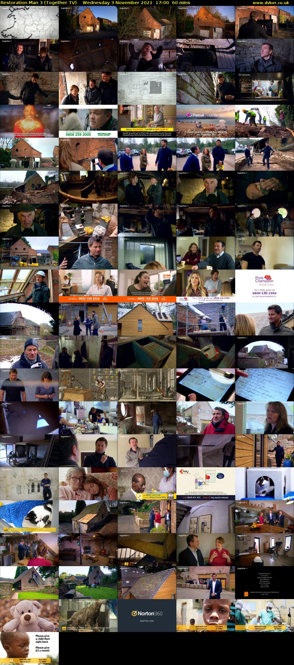 Restoration Man 3 (Together TV) Wednesday 3 November 2021 17:00 - 18:00