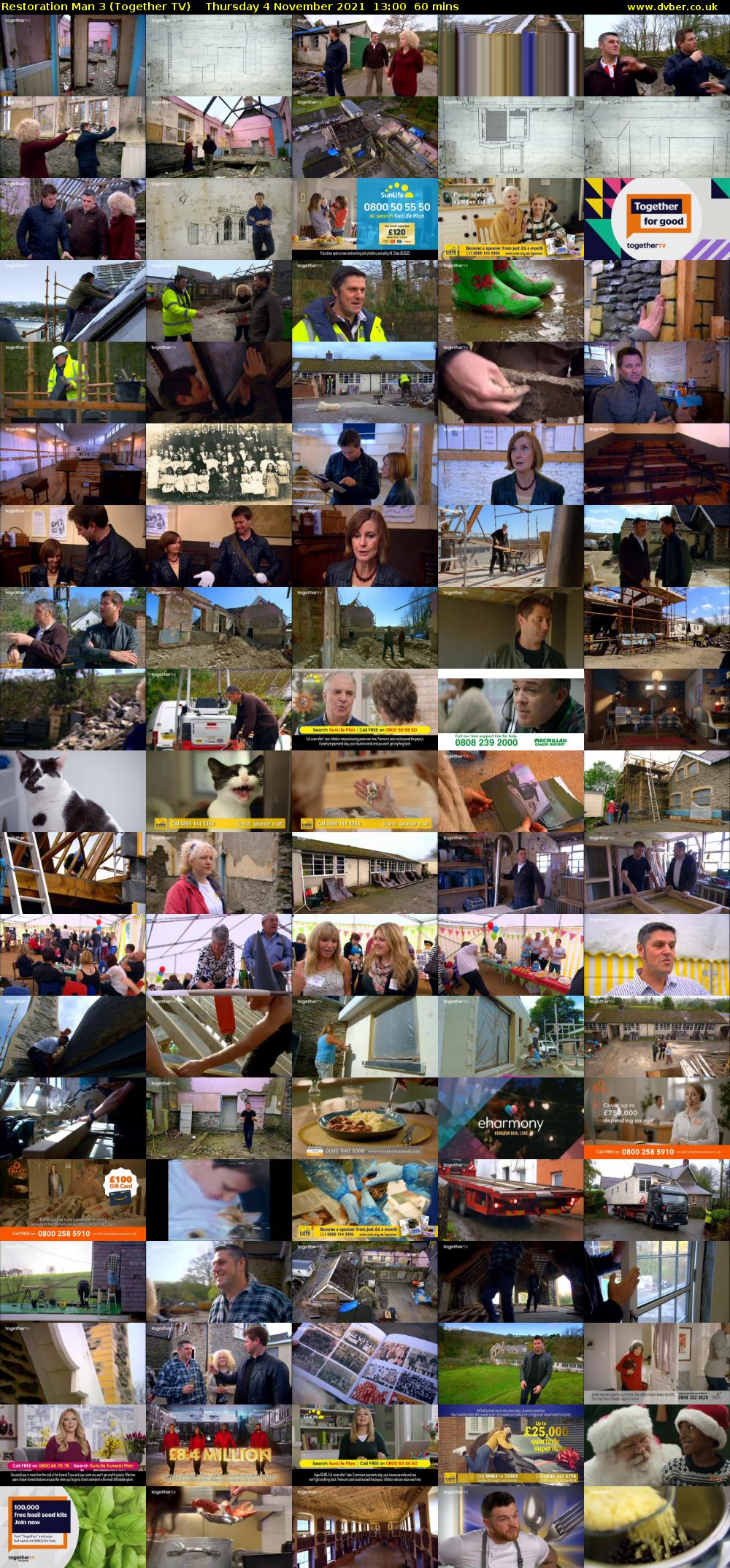 Restoration Man 3 (Together TV) Thursday 4 November 2021 13:00 - 14:00